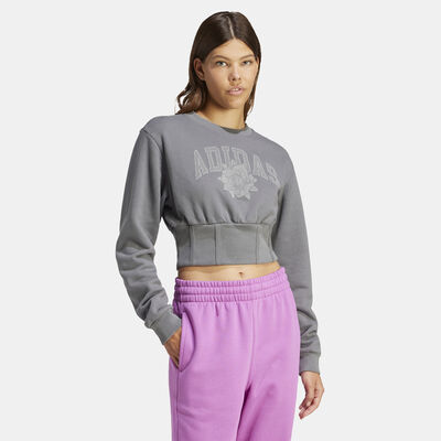 adidas Originals Women's Logo Sweatshirt Grey adidas Originals Women's Logo Sweatshirt Grey