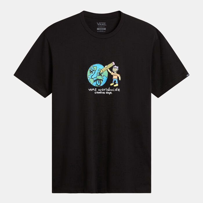 Vans Men's Creative Department Graphic T-Shirt Black Vans Men's Creative Department Graphic T-Shirt Black image number 0