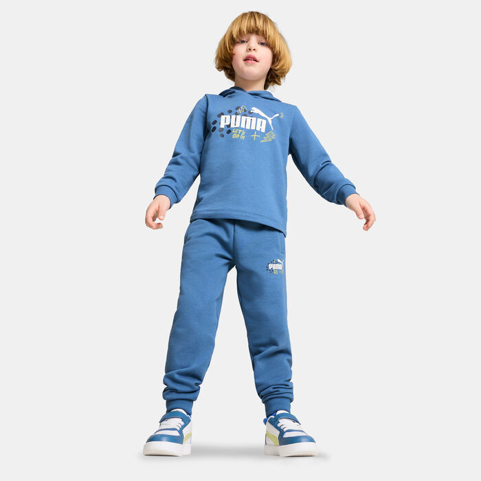 PUMA Kids' Essential+ Sweatpants Blue image number 2