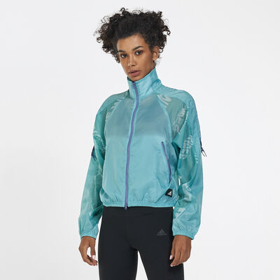 adidas Women's Sportswear Woven Jacket Green