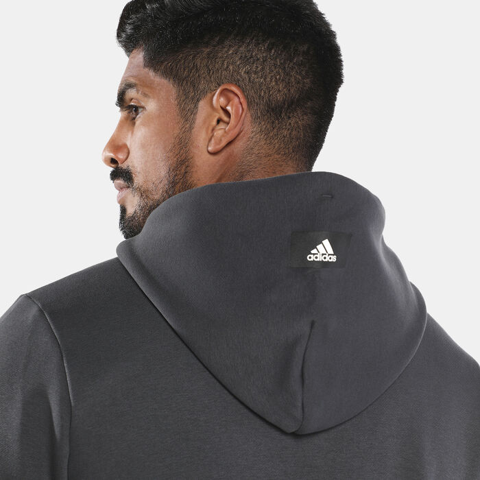 adidas Men’s Sportswear Colourblock Hoodie Black adidas Men’s Sportswear Colourblock Hoodie Black image number 4
