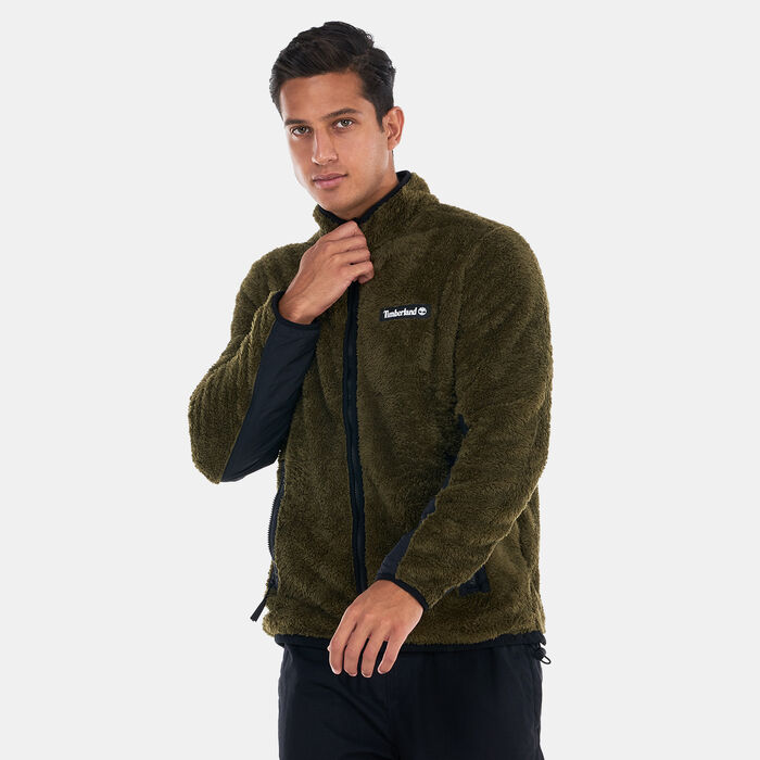 Timberland Men's High Pile Fleece Jacket Green Timberland Men's High Pile Fleece Jacket Green image number 0