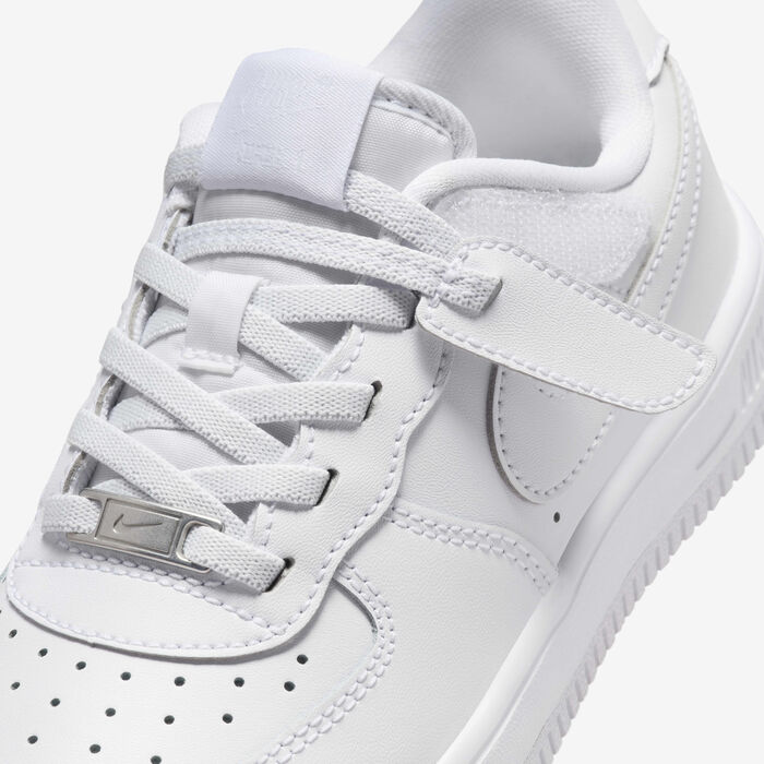 Nike Kids' Force 1 Low EasyOn Shoes White Nike Kids' Force 1 Low EasyOn Shoes White image number 6