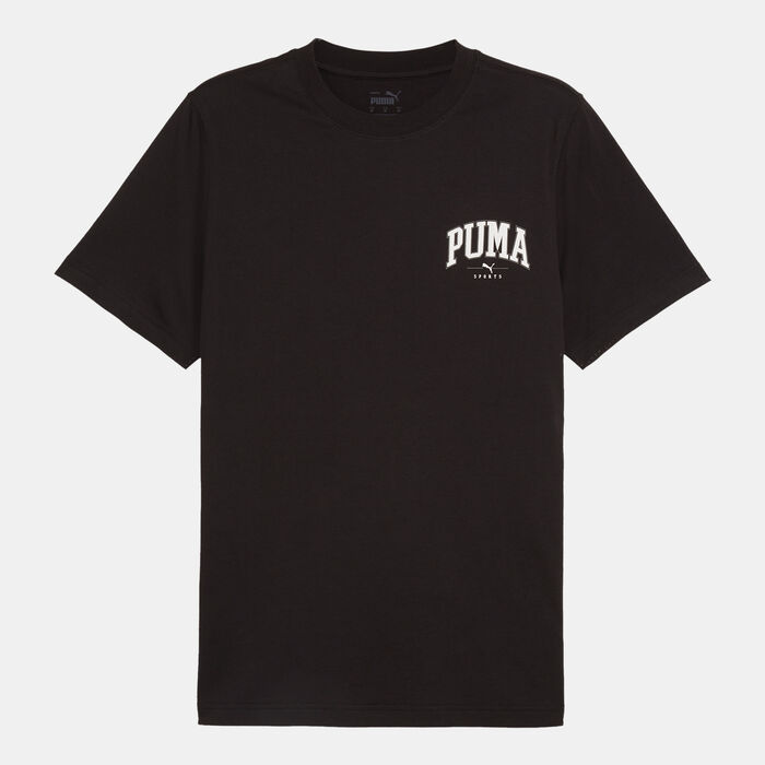 PUMA Men's Squad Graphic T-Shirt Black PUMA Men's Squad Graphic T-Shirt Black image number 0