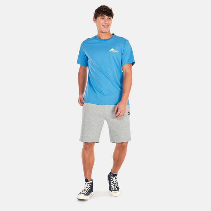 Converse Men's Moon Mountain Graphic T-Shirt Blue Converse Men's Moon Mountain Graphic T-Shirt Blue image number 2