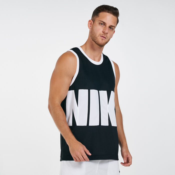 Nike Men's Dri-FIT Basketball Jersey Black Nike Men's Dri-FIT Basketball Jersey Black image number 0