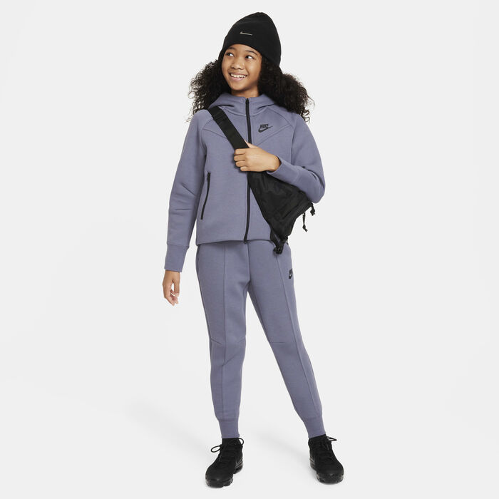Nike Kids' Sportswear Tech Fleece Full-Zip Hoodie Blue image number 5