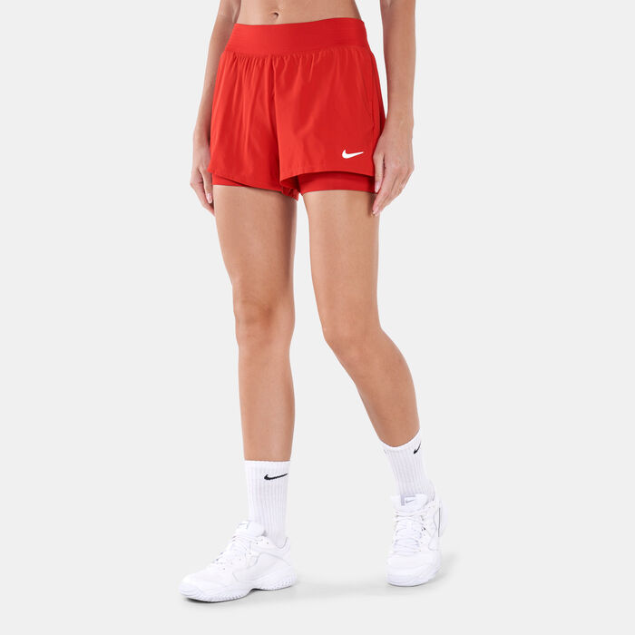 Nike Women's Court Dri-FIT Victory Tennis Shorts Red image number 0