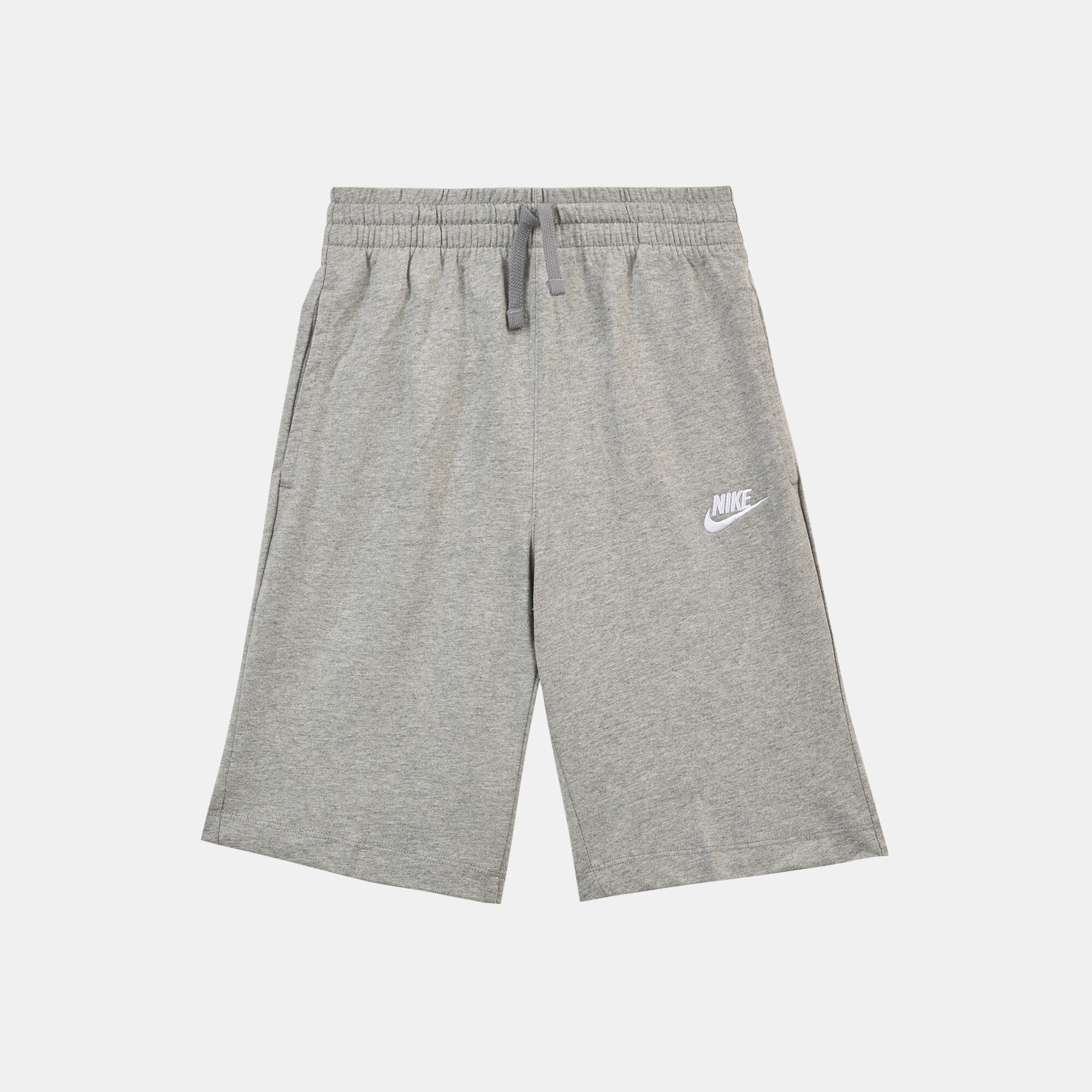 Nike jersey shorts in grey hotsell