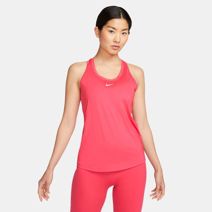Nike Women's Dri-FIT One Training Tank Top Pink Nike Women's Dri-FIT One Training Tank Top Pink image number 0