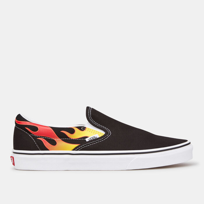 Vans Flames Slip-On Shoe Black Vans Flames Slip-On Shoe Black image number 0