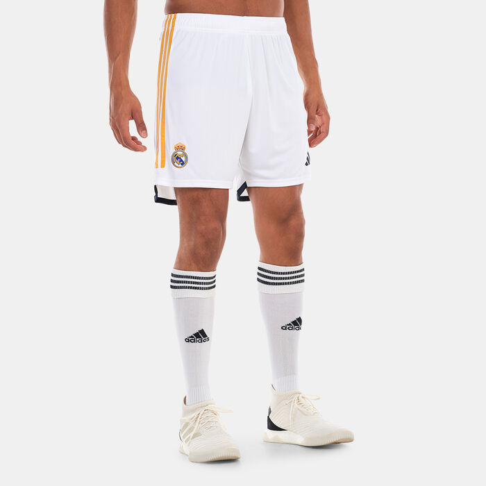adidas Men's Real Madrid Home Shorts - 2023/24 White adidas Men's Real Madrid Home Shorts - 2023/24 White image number 0