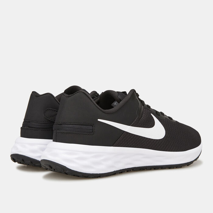 Nike Men's Revolution 6 FlyEase Easy On/Off Road Running Shoe Black image number 2