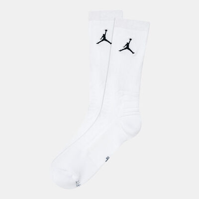 Jordan Men's Flight Crew Basketball Socks White