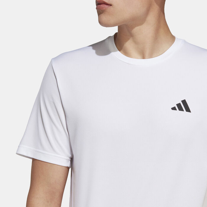 adidas Men's Training Essentials Training T-Shirt White adidas Men's Training Essentials Training T-Shirt White image number 4