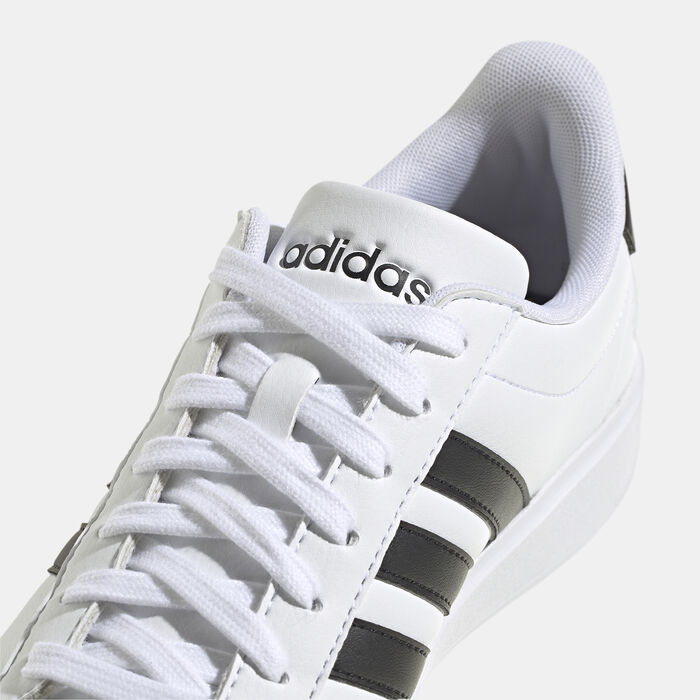 adidas Women's Grand Court Cloudfoam Lifestyle Court Comfort Shoe White adidas Women's Grand Court Cloudfoam Lifestyle Court Comfort Shoe White image number 4