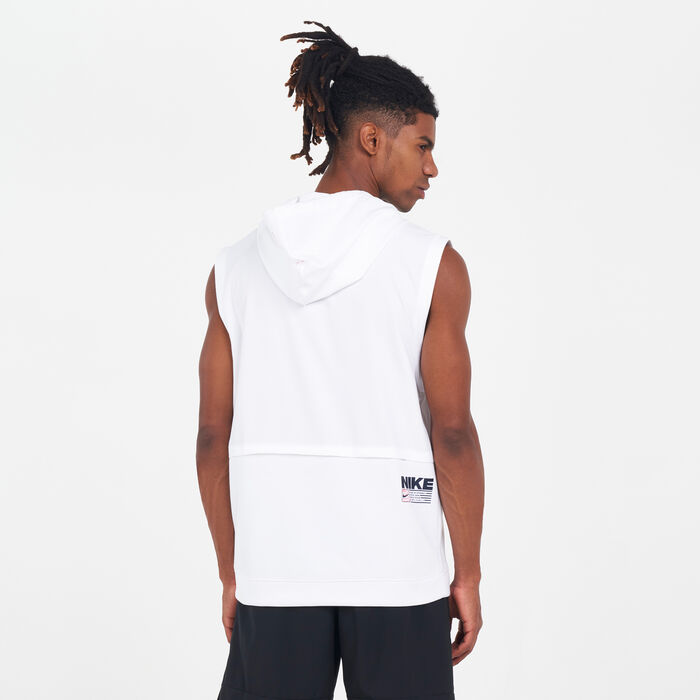 Nike Men's Dri-FIT PT Pack Hoodie White Nike Men's Dri-FIT PT Pack Hoodie White image number 1