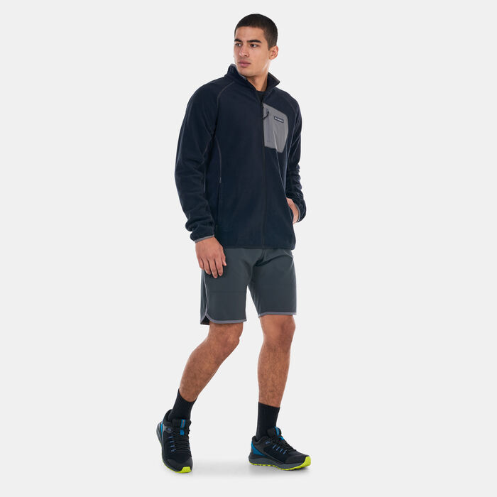 Columbia Men's Outdoor Tracks™ Full Zip Fleece Jacket Black Columbia Men's Outdoor Tracks™ Full Zip Fleece Jacket Black image number 2