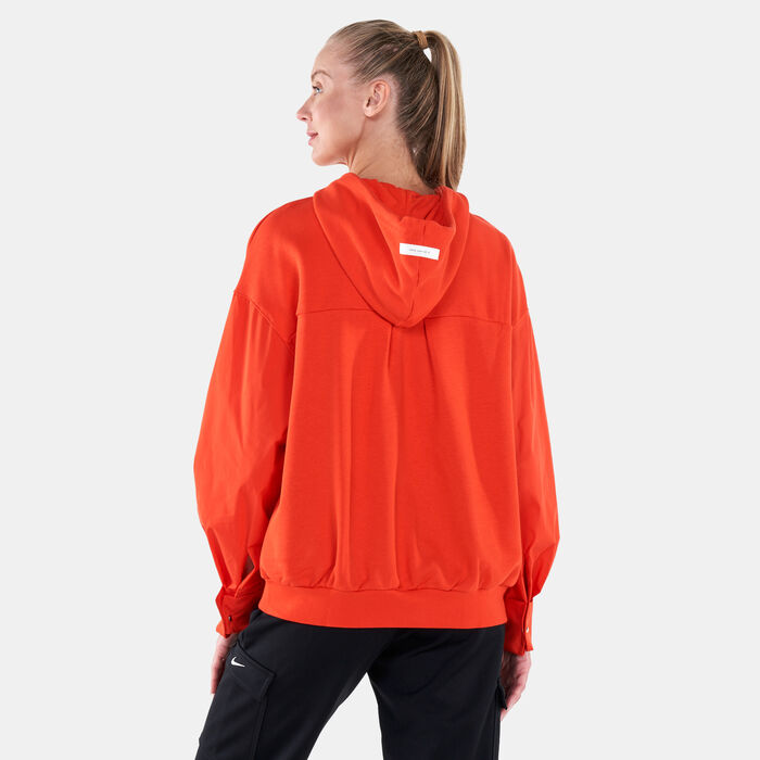 Nike Women's Sportswear Icon Clash Hoodie Red Nike Women's Sportswear Icon Clash Hoodie Red image number 1