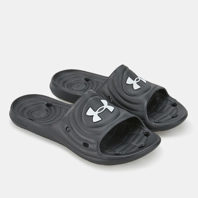 Under Armour Men's Locker IV Slides Black Under Armour Men's Locker IV Slides Black