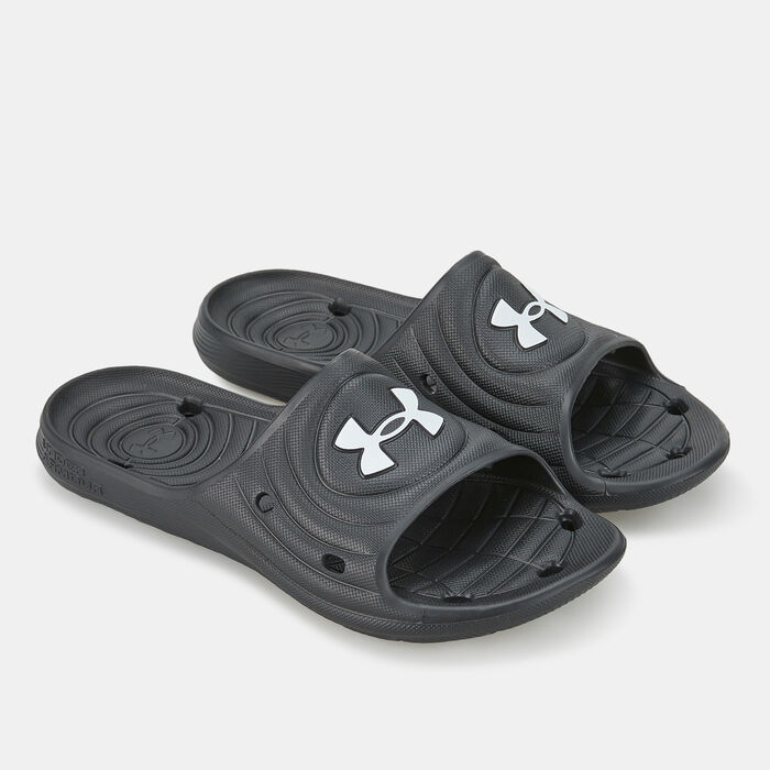 Under Armour Men's Locker IV Slides Black Under Armour Men's Locker IV Slides Black image number 0