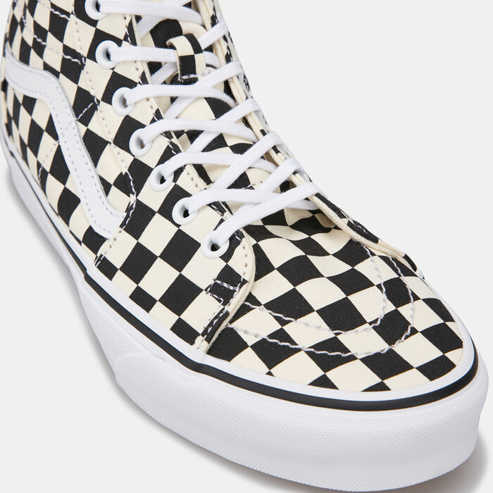 Vans Sk8-Hi Tapered Checkerboard Unisex Shoe Black image number 4