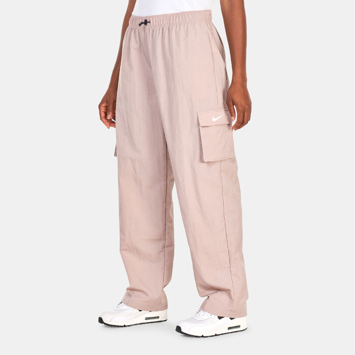 Nike Women's Sportswear Essential High-Rise Cargo Trousers Beige image number 0