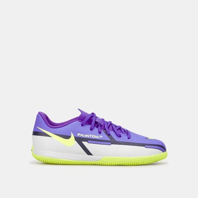 Nike Kids' Phantom GT2 Academy Indoor Court Football Shoe Purple Nike Kids' Phantom GT2 Academy Indoor Court Football Shoe Purple