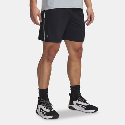 Under Armour Men's Project Rock Mesh Shorts Black