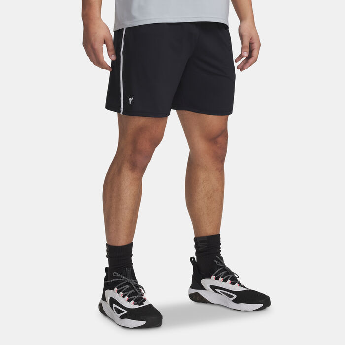 Under Armour Men's Project Rock Mesh Shorts Black image number 0