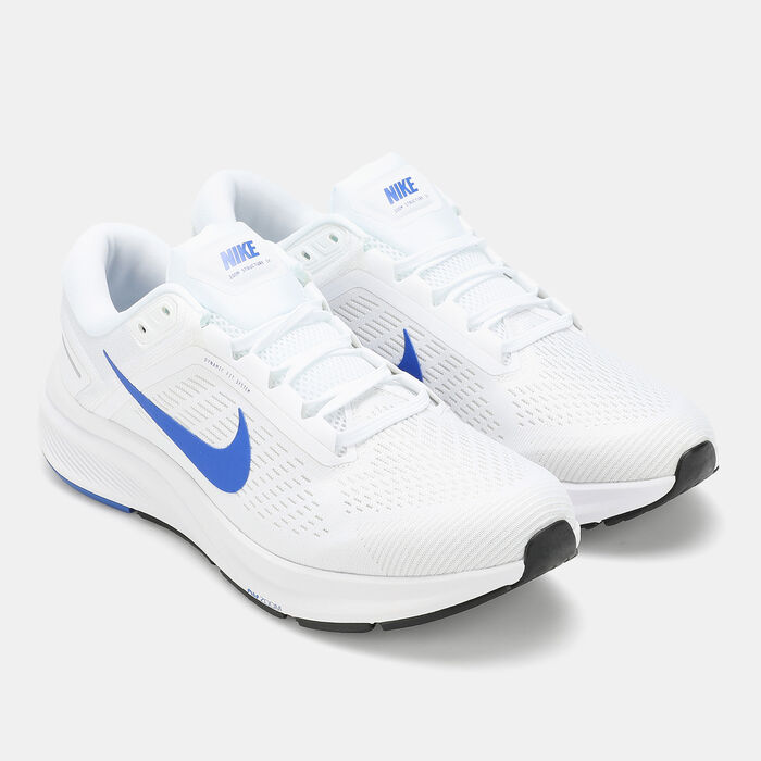Nike Men's Air Zoom Structure 24 Running Shoe White Nike Men's Air Zoom Structure 24 Running Shoe White image number 1