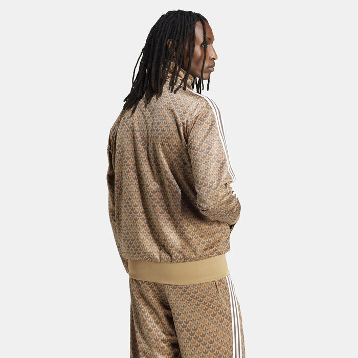 adidas Originals Men's Firebird Classic Mono Track Top Brown adidas Originals Men's Firebird Classic Mono Track Top Brown image number 1