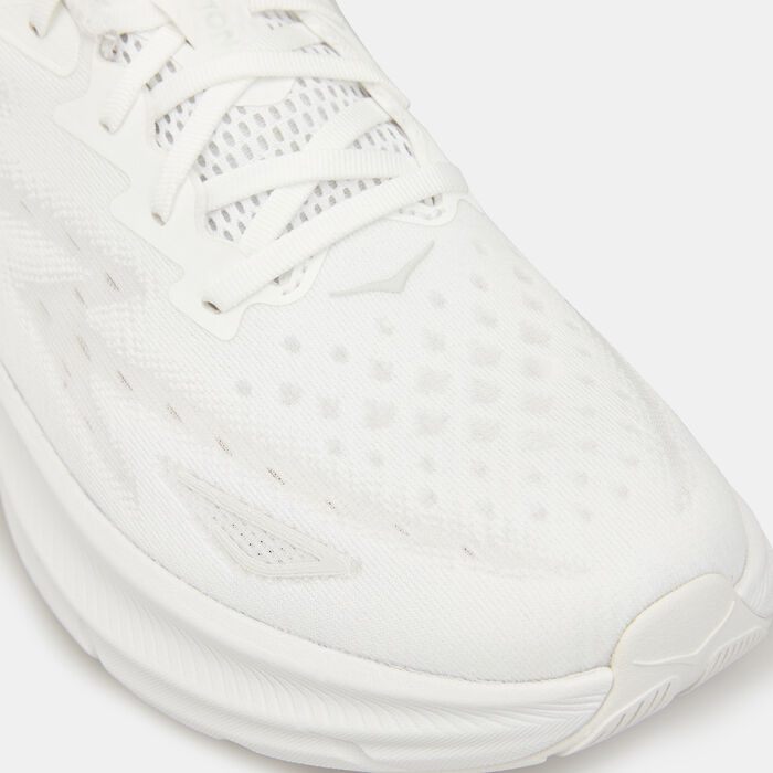 HOKA Men's Clifton 9 Running Shoe White image number 5