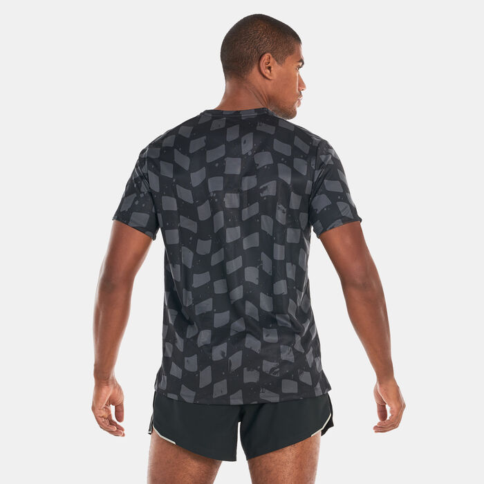 Nike Men's Dri-FIT Miler Running Top Black Nike Men's Dri-FIT Miler Running Top Black image number 1