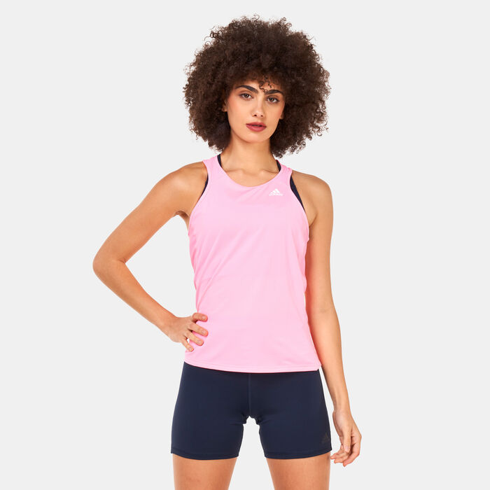adidas Women’s Own The Run Running Tank Top Pink adidas Women’s Own The Run Running Tank Top Pink image number 0