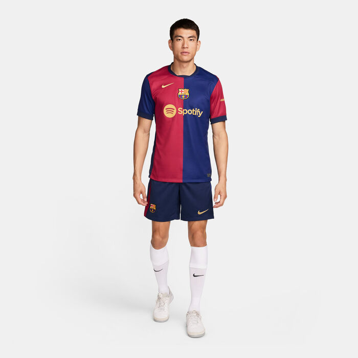 Nike Men's F.C. Barcelona Dri-FIT Stadium Home Replica Football Jersey - 2024/25 Blue Nike Men's F.C. Barcelona Dri-FIT Stadium Home Replica Football Jersey - 2024/25 Blue image number 2