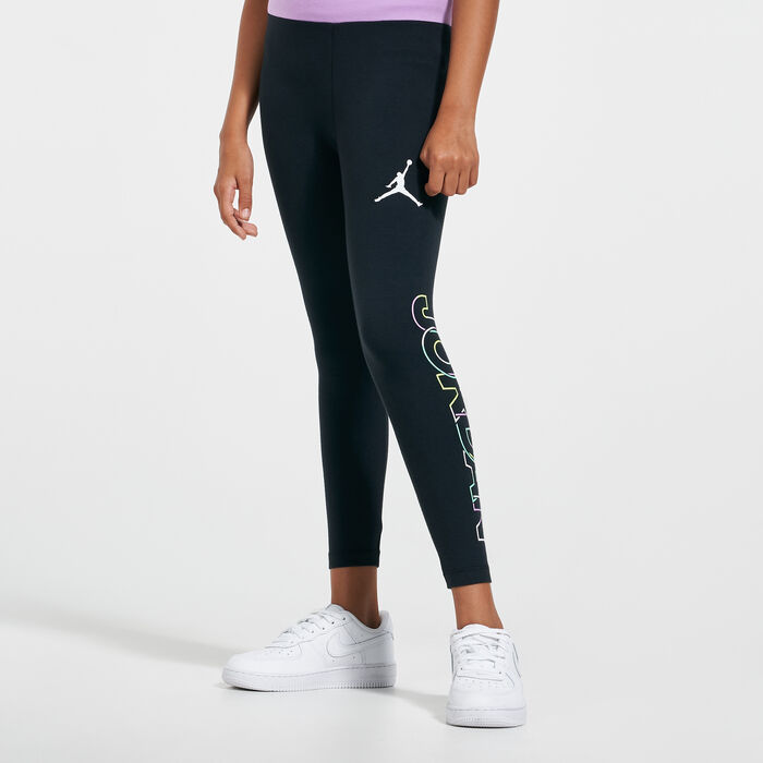 Jordan Kids' Air Jumpman Are For Girls Leggings Black Jordan Kids' Air Jumpman Are For Girls Leggings Black image number 0