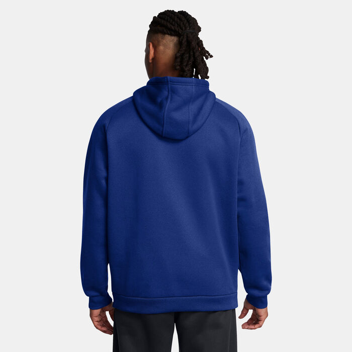 Under Armour Men's Armour Fleece Pro Kanga Hoodie Blue Under Armour Men's Armour Fleece Pro Kanga Hoodie Blue image number 1