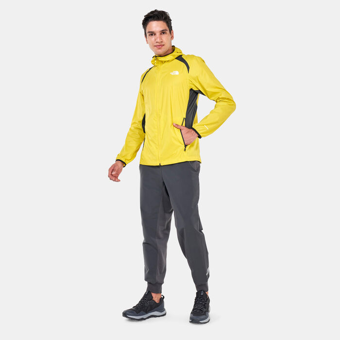 The North Face Men's Athletic Outdoor Full-Zip Wind Jacket yellow The North Face Men's Athletic Outdoor Full-Zip Wind Jacket yellow image number 2