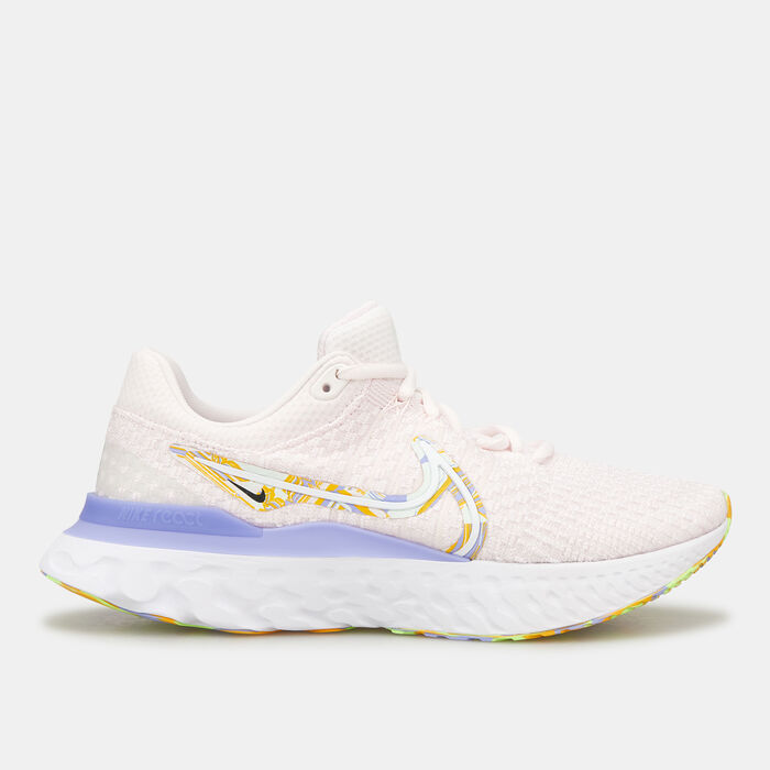 Nike Women's React Infinity Flyknit 3 Premium Road Running Shoe Pink Nike Women's React Infinity Flyknit 3 Premium Road Running Shoe Pink image number 0