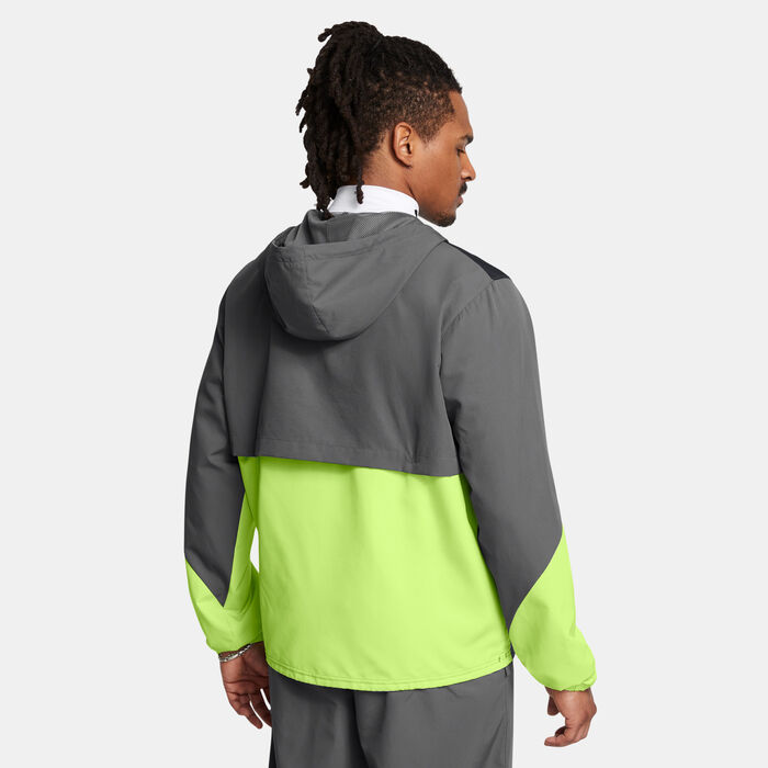 Under Armour Men's Icon Legacy Windbreaker Jacket Grey Under Armour Men's Icon Legacy Windbreaker Jacket Grey image number 1