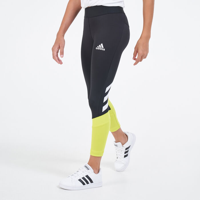 adidas Kids' XFG Primeblue Aeroready Leggings Black adidas Kids' XFG Primeblue Aeroready Leggings Black image number 0