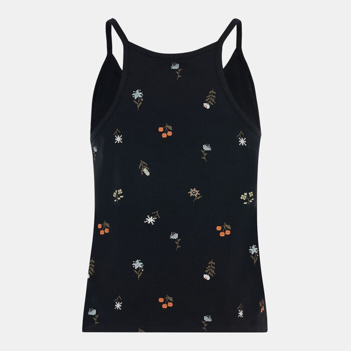 Vans Women's Micro Ditsy Halter Top Black Vans Women's Micro Ditsy Halter Top Black image number 1