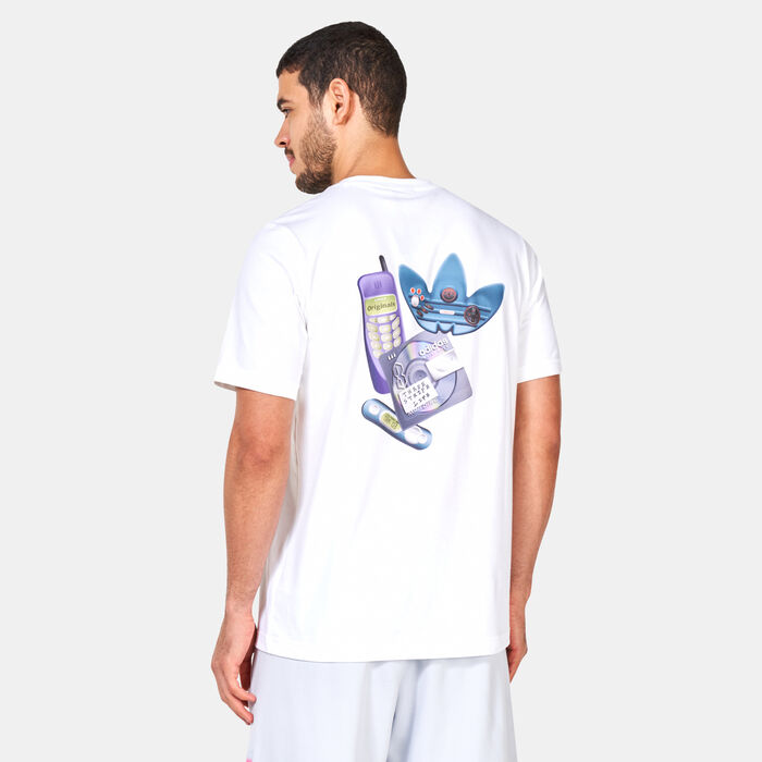 adidas Originals Men's Multi Graphic T-Shirt White adidas Originals Men's Multi Graphic T-Shirt White image number 1