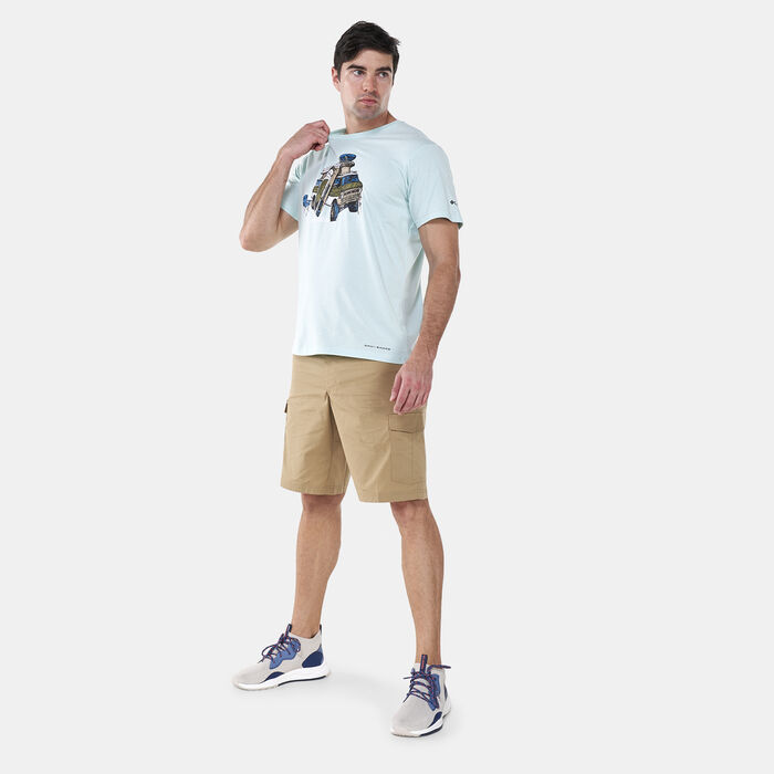 Columbia Men's Sun Trek™ Short Sleeve Graphic T-Shirt Green Columbia Men's Sun Trek™ Short Sleeve Graphic T-Shirt Green image number 2