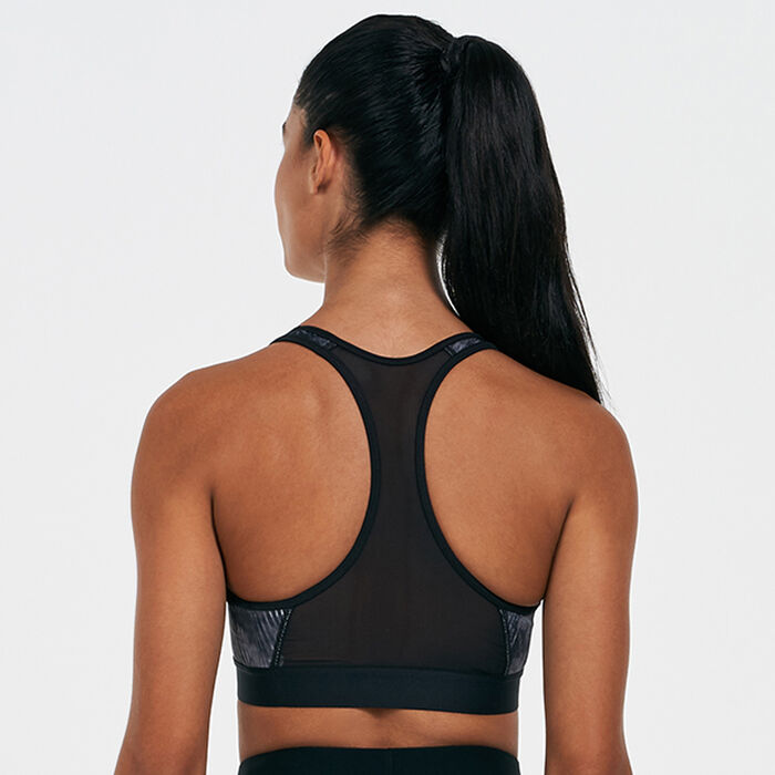 adidas Women's Don't Rest Floral Sports Bra Black image number 1