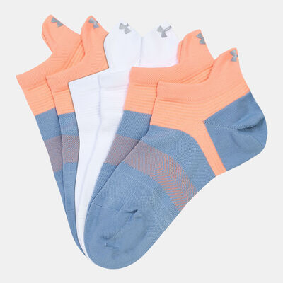 Under Armour UA ArmourDry™ Run Lite No Show Socks (2 Pack) Blue Under Armour UA ArmourDry™ Run Lite No Show Socks (2 Pack) Blue