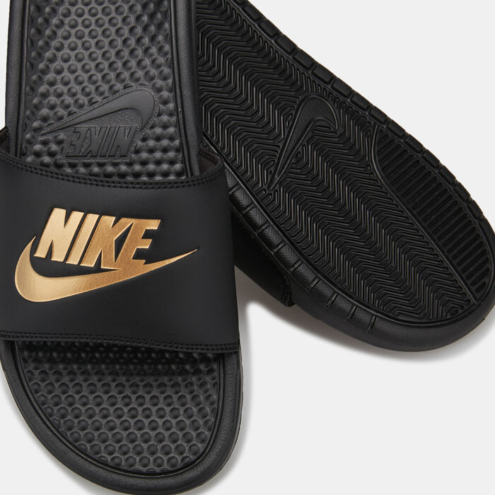 Nike Men's Benassi JDI Slides Black Nike Men's Benassi JDI Slides Black image number 2
