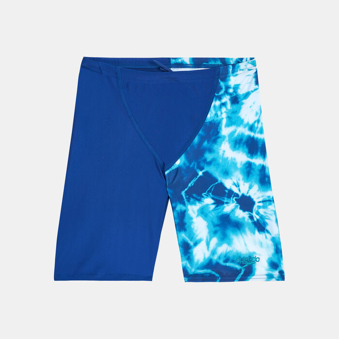 Speedo Kids' Digital Allover V Jammer Shorts Blue Speedo Kids' Digital Allover V Jammer Shorts Blue image number 0