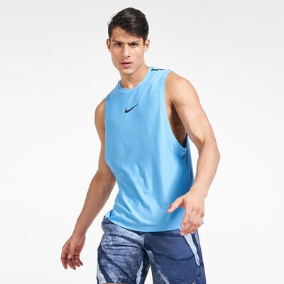 Nike Men's NPC Tank Top Blue Nike Men's NPC Tank Top Blue